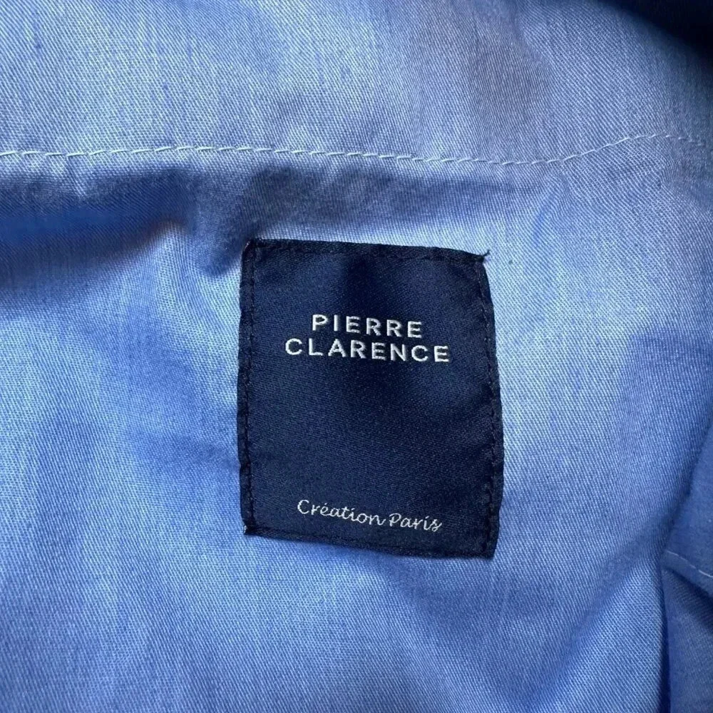 Pierre Clarence France Grey Men's Linen Blend Pants FR 48 / US 38
